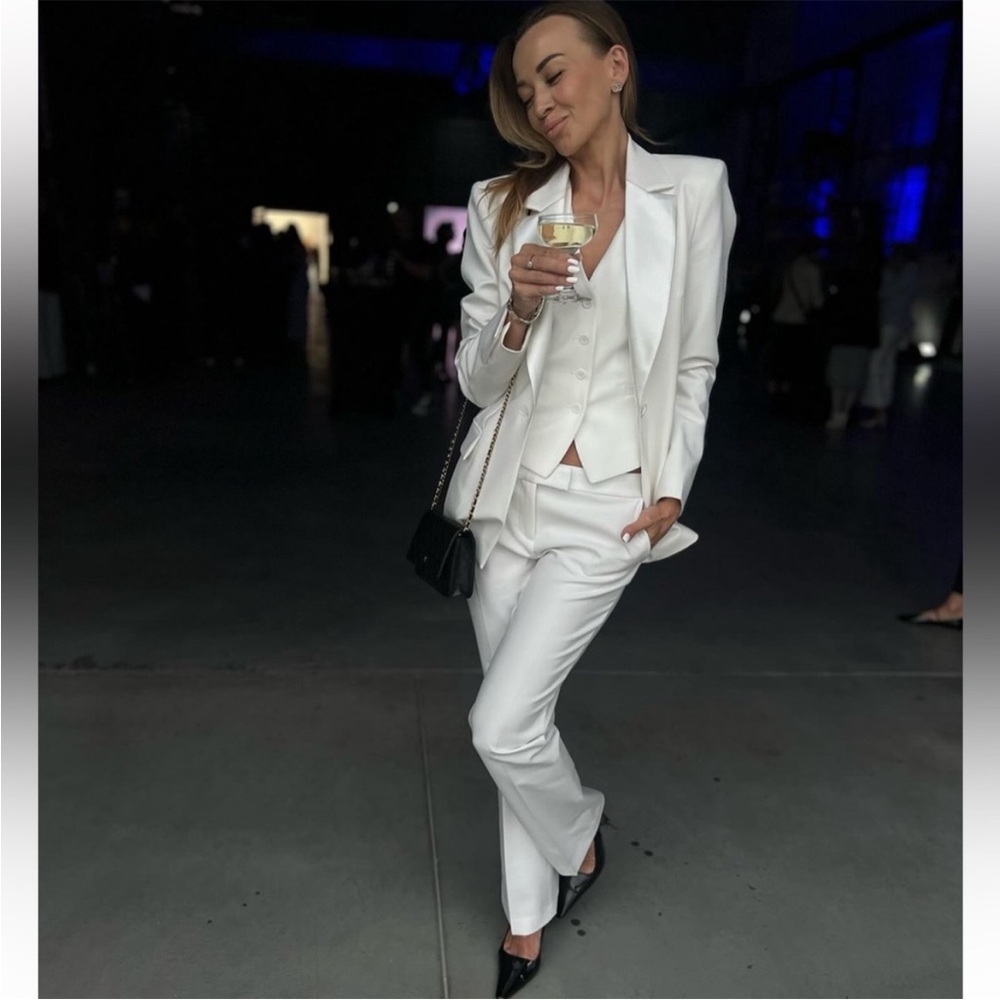 ZARA 2 PIECES MATCHING SET TUXEDO JACKET AND TUXEDO PANTS - Picture 9 of 16